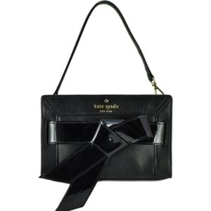 Kate Spade New York Bow Valley Kai Bow Clutch/Wristlet EUC